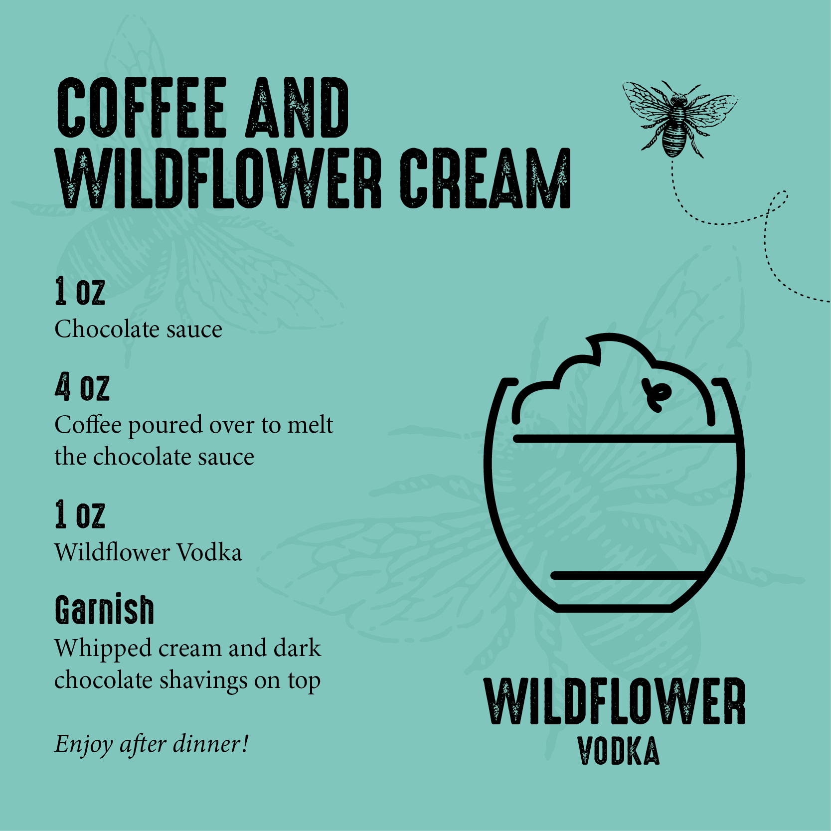 Coffee and Wildflower Cream
